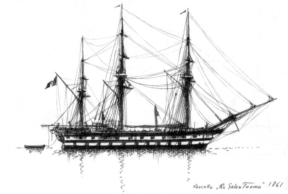 1861 - Vascello 'Re Galantuomo'